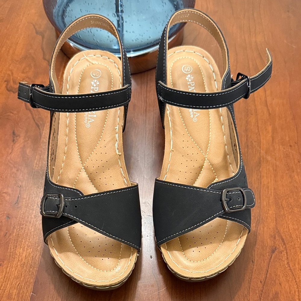 PATRIZIA - Size 40 - Shantay B40 - Comfort Black Women's Sandals